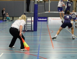 Foto bij Zaanstad H1 - Rivo H1 / Nevobo arbitrage, 11-01-2014