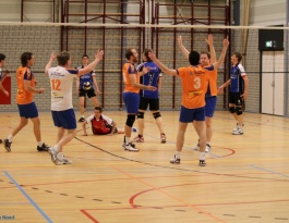 Foto bij Halve Finale beker Rivo H2 - Renswouw.