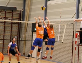 Foto bij Halve Finale beker Rivo H2 - Renswouw.