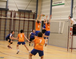 Foto bij Halve Finale beker Rivo H2 - Renswouw.