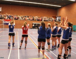 Foto bij Bekerfinale Regio - Oost Dames  2013/2014