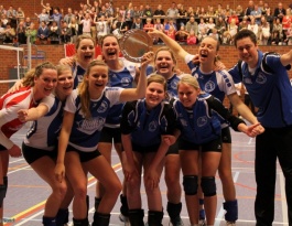 Foto bij Bekerfinale Regio - Oost Dames  2013/2014