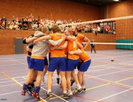 Foto bij Bekerfinale Regio-Oost Heren 2013/2014