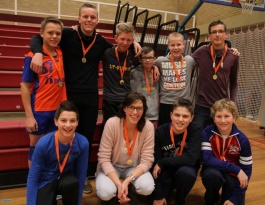 Foto bij JC en MB winterkampioen