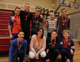 Foto bij JC en MB winterkampioen