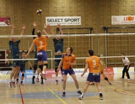 Foto bij Beker Rivo H1-Landstede H1 20-12-2014