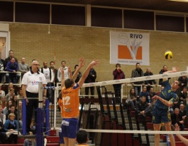 Foto bij Beker Rivo H1-Landstede H1 20-12-2014