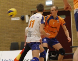 Foto bij Beker Rivo H1-Landstede H1 20-12-2014