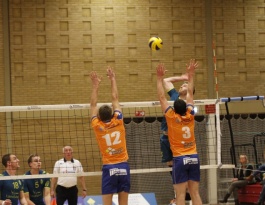 Foto bij Beker Rivo H1-Landstede H1 20-12-2014