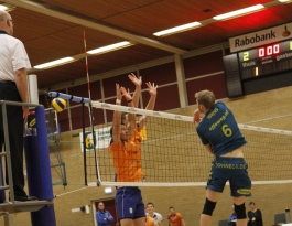 Foto bij Beker Rivo H1-Landstede H1 20-12-2014