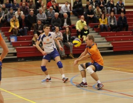 Foto bij Beker Rivo H1-Landstede H1 20-12-2014