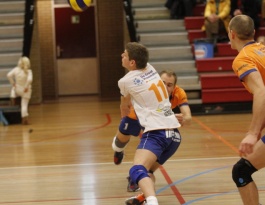 Foto bij Beker Rivo H1-Landstede H1 20-12-2014