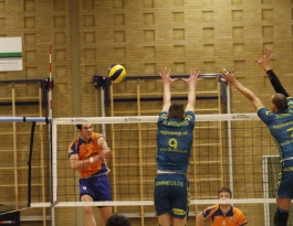 Foto bij Beker Rivo H1-Landstede H1 20-12-2014