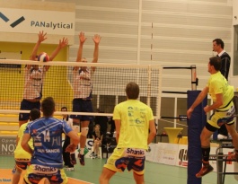 Foto bij Rivo H1 op Volleybal Classic, 27-12-2014