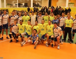 Foto bij Rivo H1 op Volleybal Classic, 27-12-2014