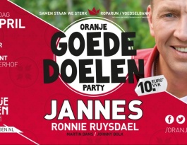 Foto bij Goededoelen party oranje dagen Rijssen.