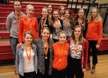 Foto bij JC en MB winterkampioen