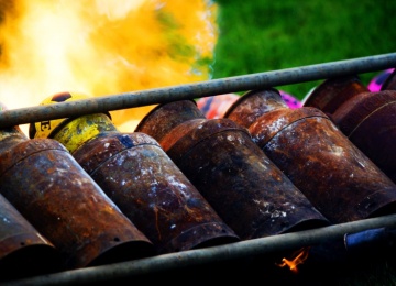 Foto bij Carbid schieten bij Altena