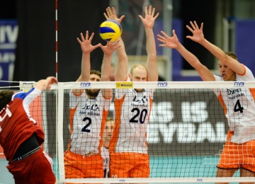 Foto bij Support de Oranje volleybalmannen naar het EK!