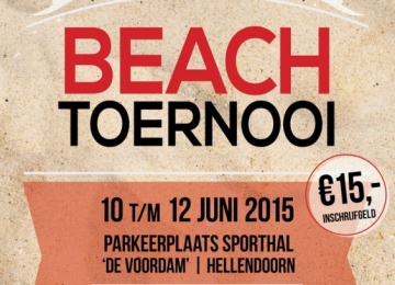 Foto bij Beachvolleybal toernooi bij SVH