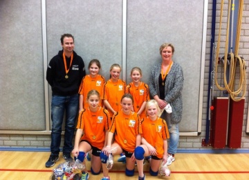 Foto bij Mini`s niveau 5.1 kampioen in de hoofdklasse!!